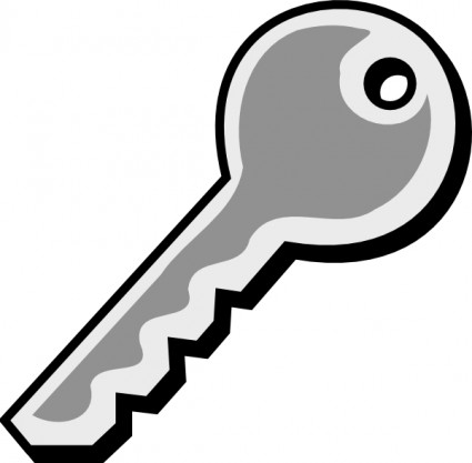Key Outline Clipart - Free Clipart Images