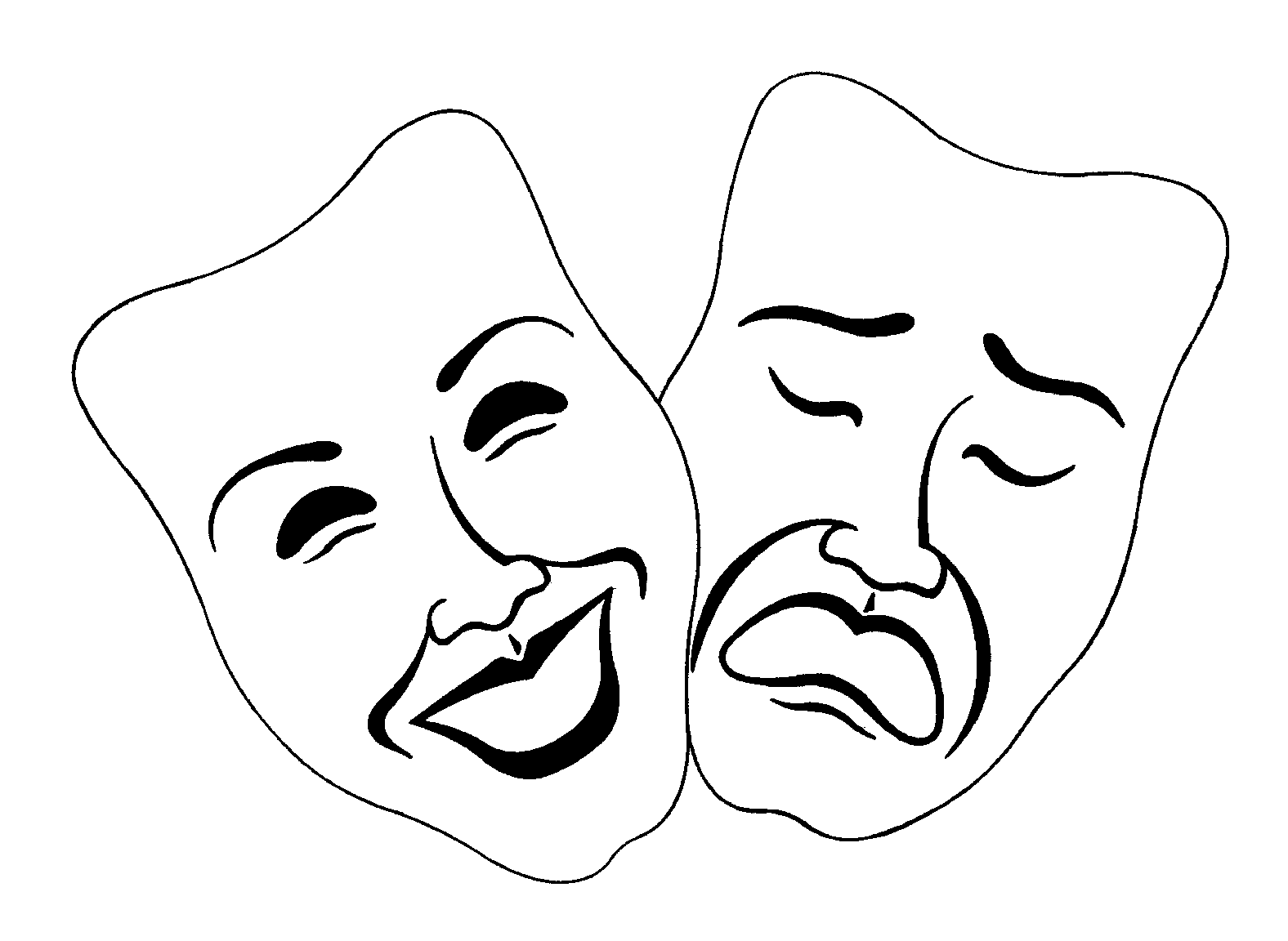 Images For > Drama Symbol Clip Art