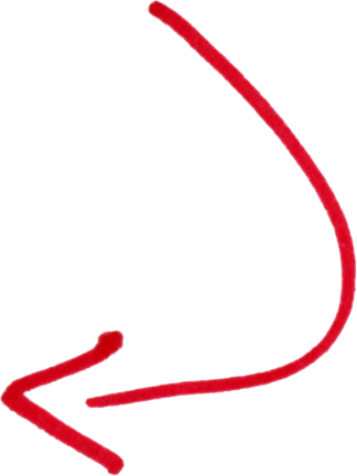 Red Curved Arrow