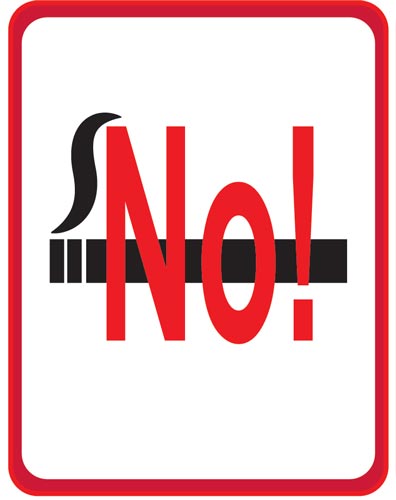 No smoking symbol vectors