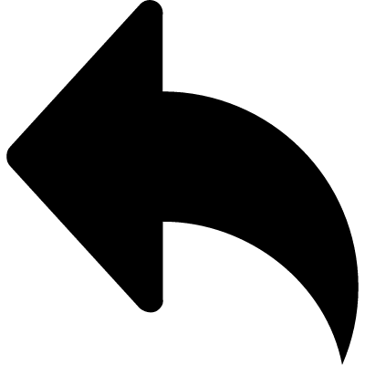 Left arrow curved black symbol â?? Free Vectors, Logos, Icons and ...