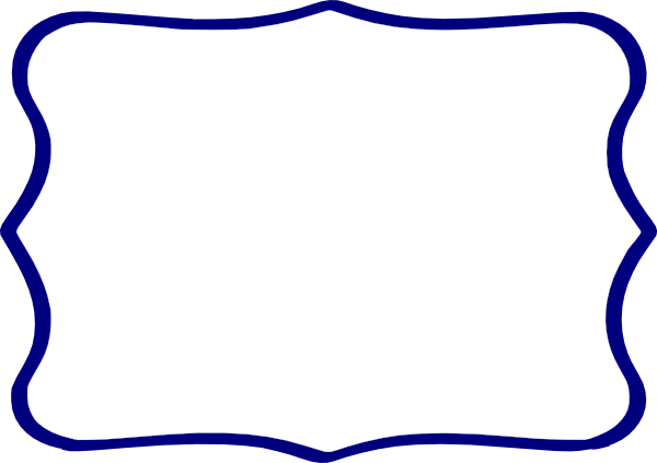 Navy Frame White Center Clip Art - vector clip art ...