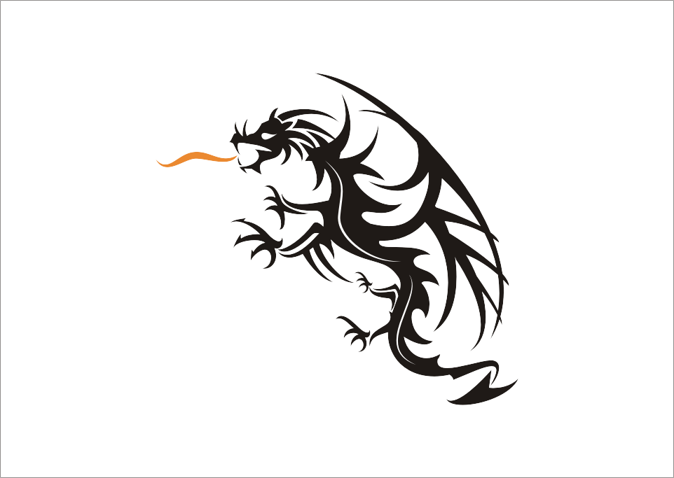 Logo Dragon Naga Vector | tattoo project??? | Pinterest | Dragon ...