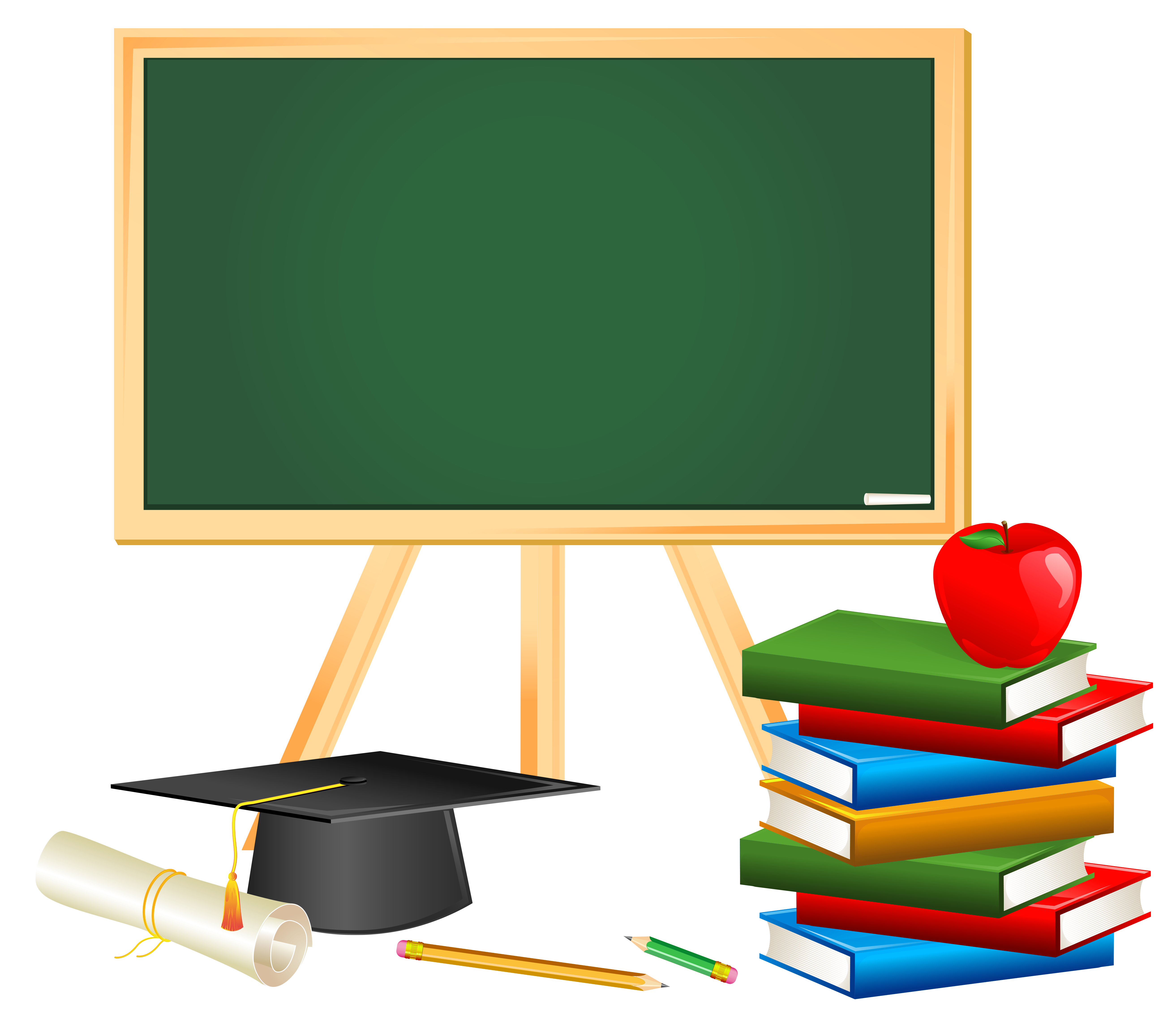 School Board and Decors PNG Picture