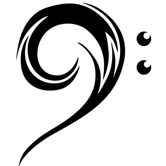 Bass Clef 1 Tattoo Picture