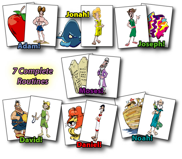 Bible Characters Clip Art