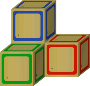 Blank Baby Blocks Clipart