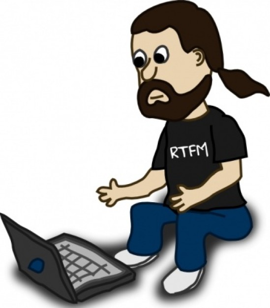 Man With Laptop clip art | Download free Vector