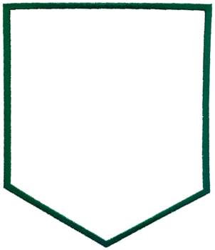 Outlines Embroidery Design: Shield Outline from Dakota Collectibles