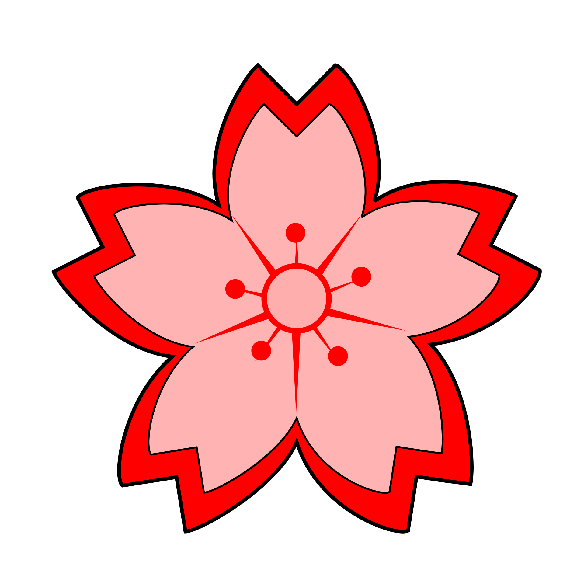 Sakura 01 Flowers Flowers 2011 Clip Art SVG openclipart.org ...