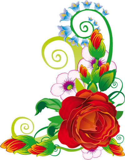 Rose Flower Vetor 18 Free Vector / 4Vector