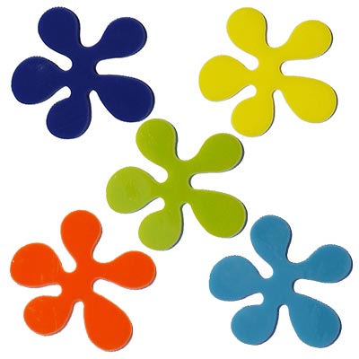 COE96 Fusible Precut Glass Paint Splat | Jubilee Creative