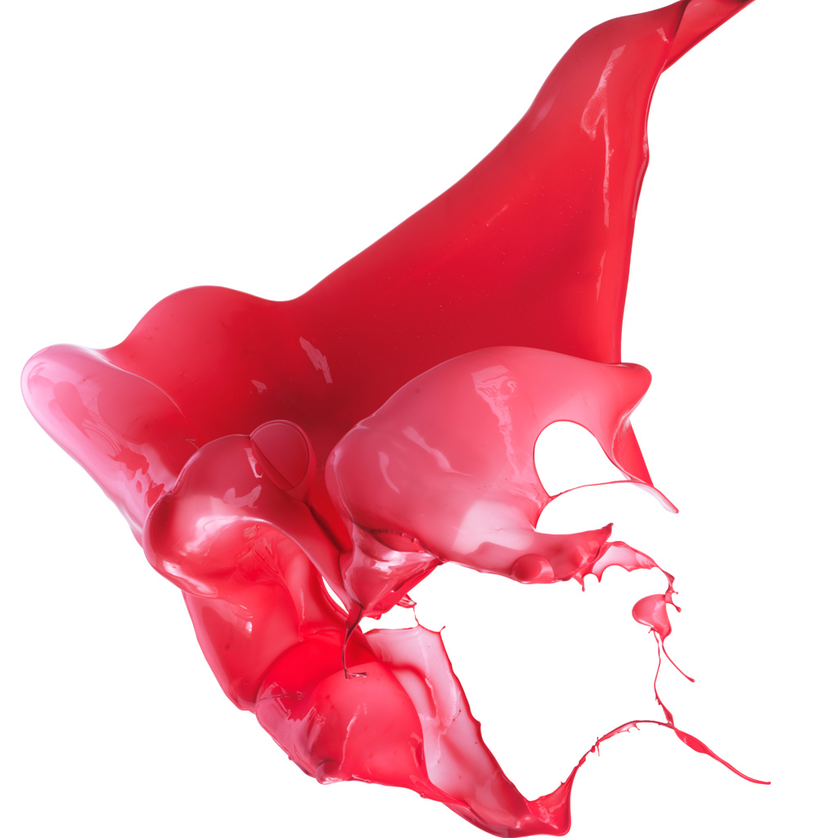 Red Paint Splash Royalty Free Stock Photo