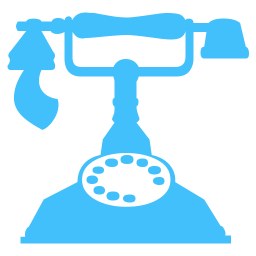 Caribbean blue phone 24 icon - Free caribbean blue phone icons