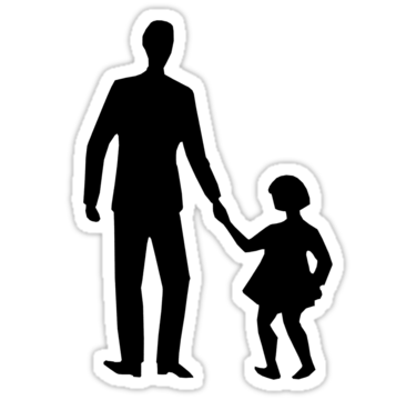 Father and Daughter" Stickers by GysWorks | Redbubble