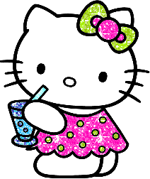 Hello kitty Glitter Gifs