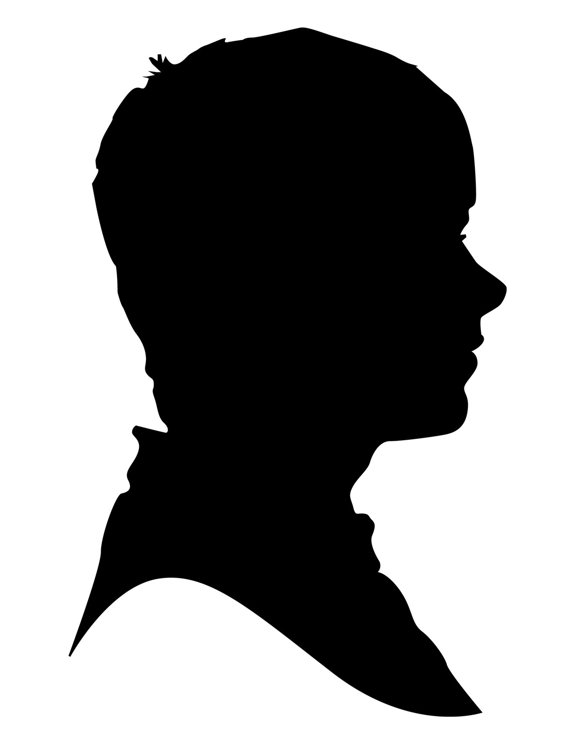 2 Custom Silhouettes Digital Files by salutsilos