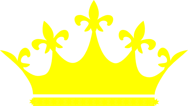 Queen Crown Logo Yellow Clip Art - vector clip art ...