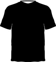 Kaos Hitam Polos - ClipArt Best