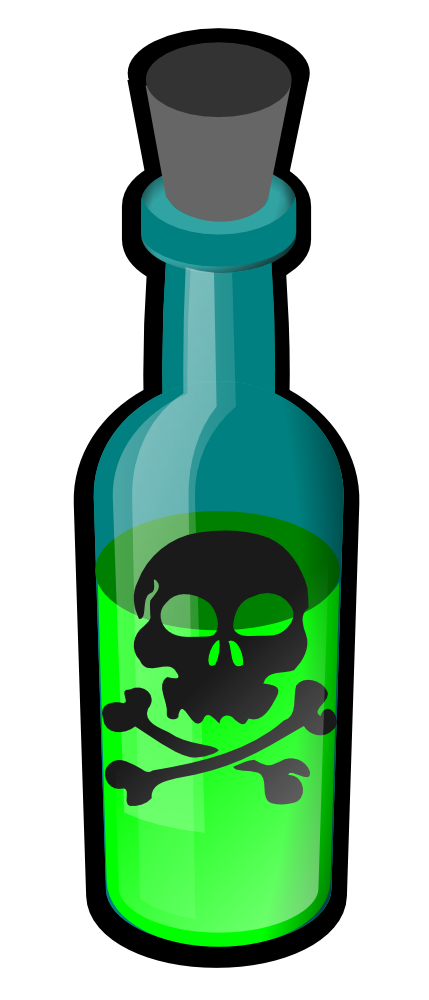 OnlineLabels Clip Art - Poison Bottle