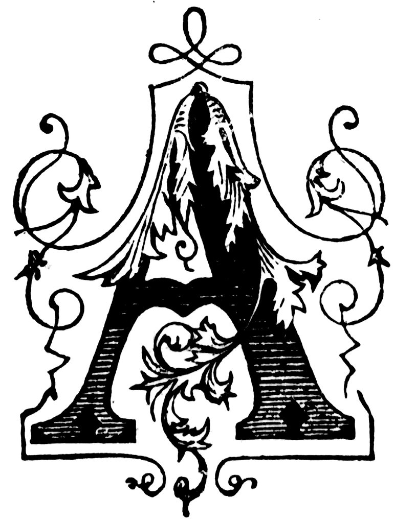 Fancy Letter W Clip Art | Jos Gandos Coloring Pages For Kids