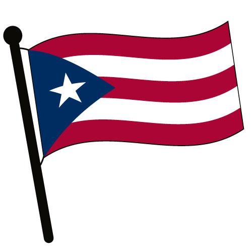 Waving State Flags Clip Art