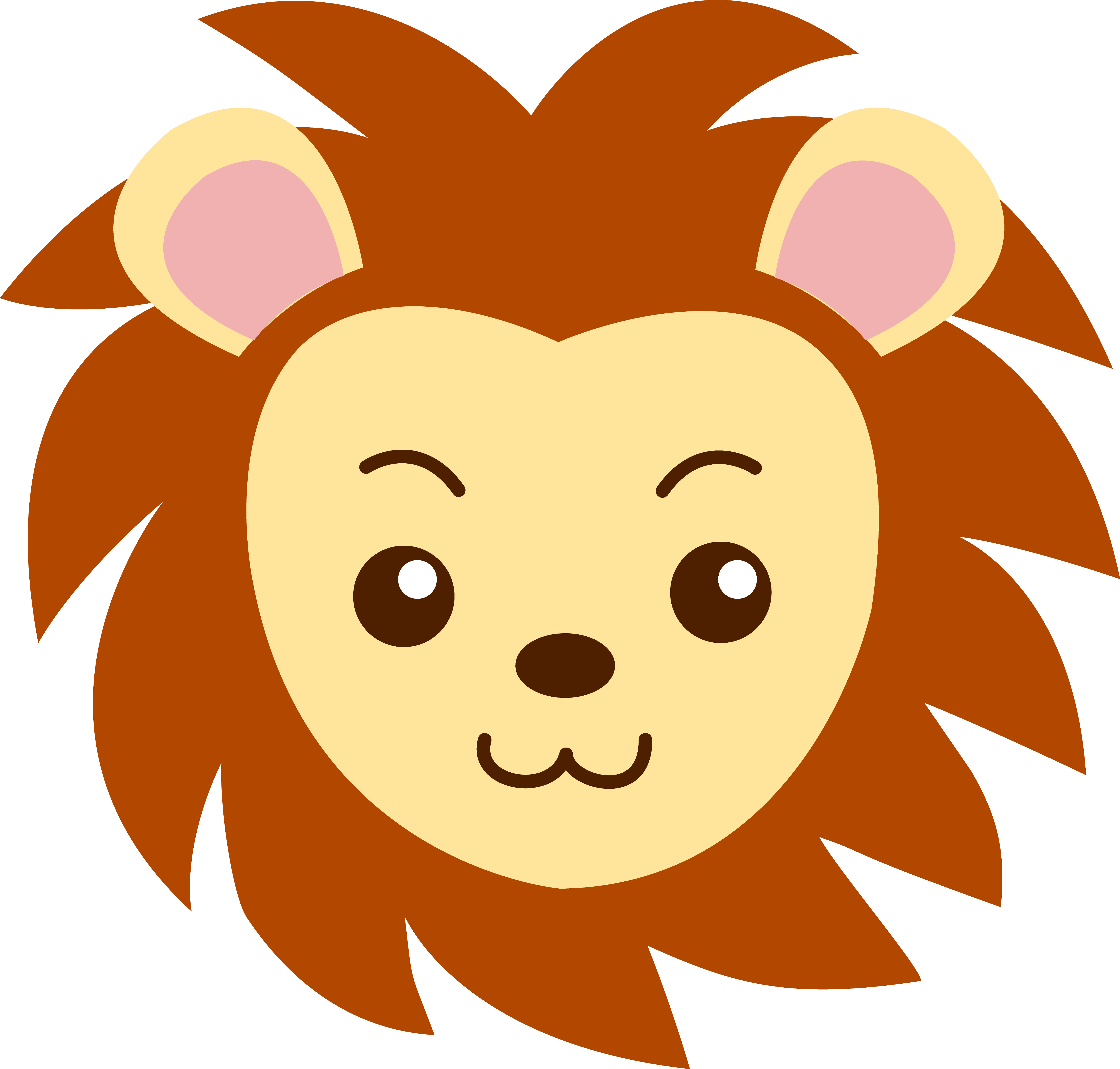 Animated Lion Face - ClipArt Best