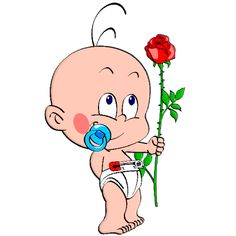 Funny Cartoon Baby Clip Art Images Are On A Transparent Background ...