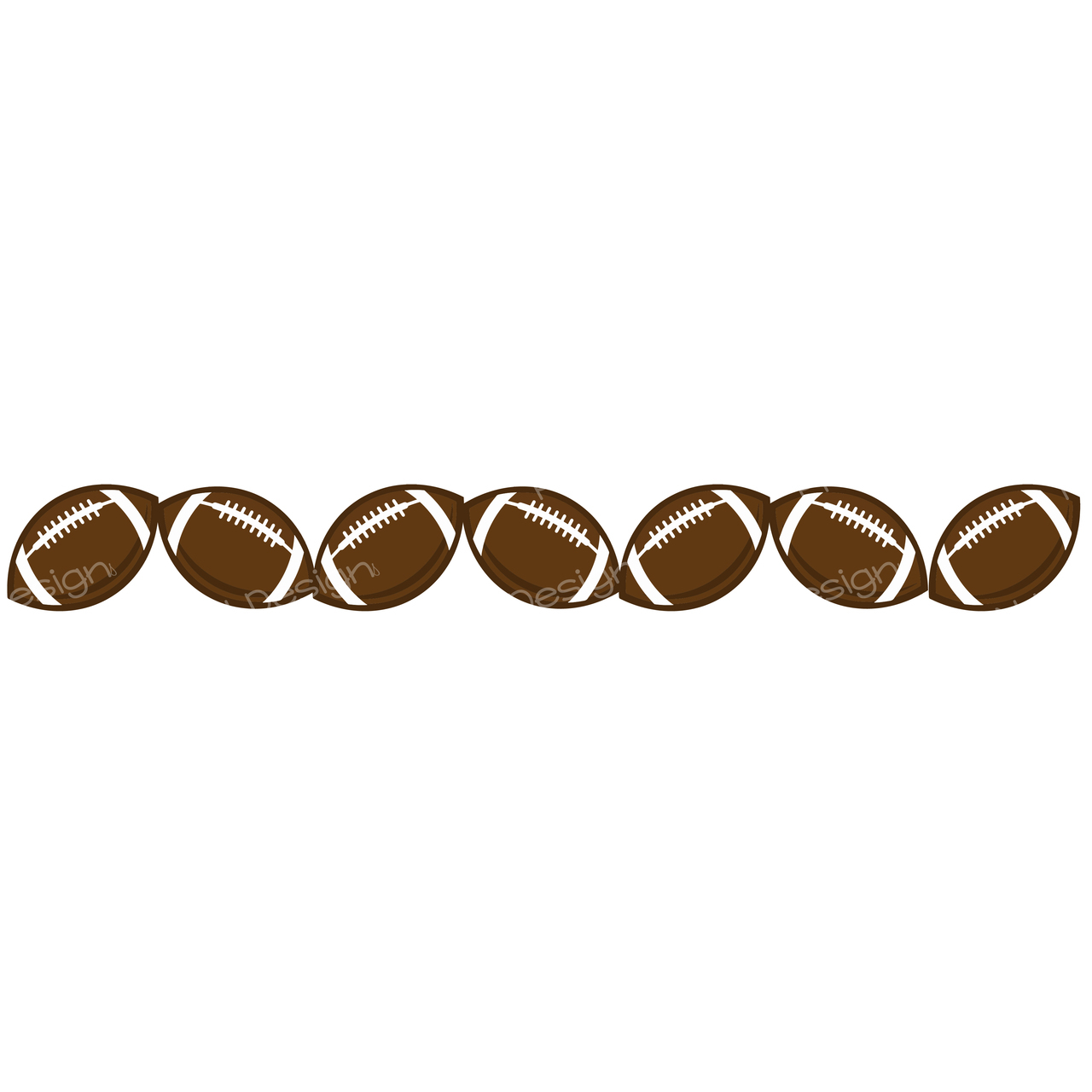 Free football clipart border