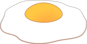 fried egg - vector Clip Art