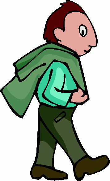 Clip art people walking
