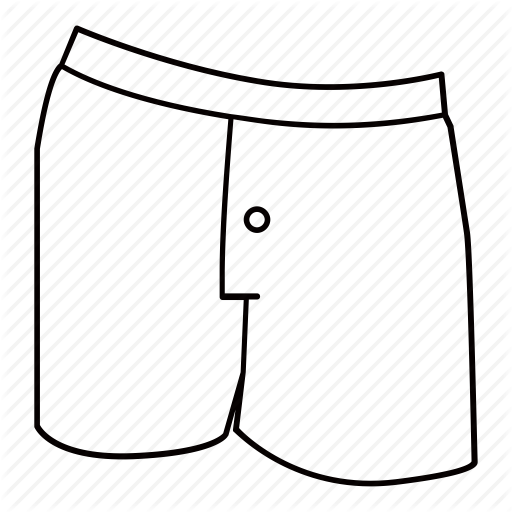 Boxer, clothes, clothing, men, outlines, pajama, short icon | Icon ...