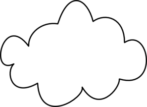 Cloud Black And White Clipart