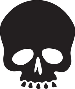 Skull Outline Clip Art – Clipart Free Download