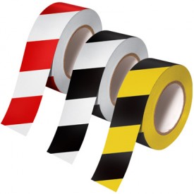 Striped Exterior Warning Tape | Vinyl Tape | Emedco.com