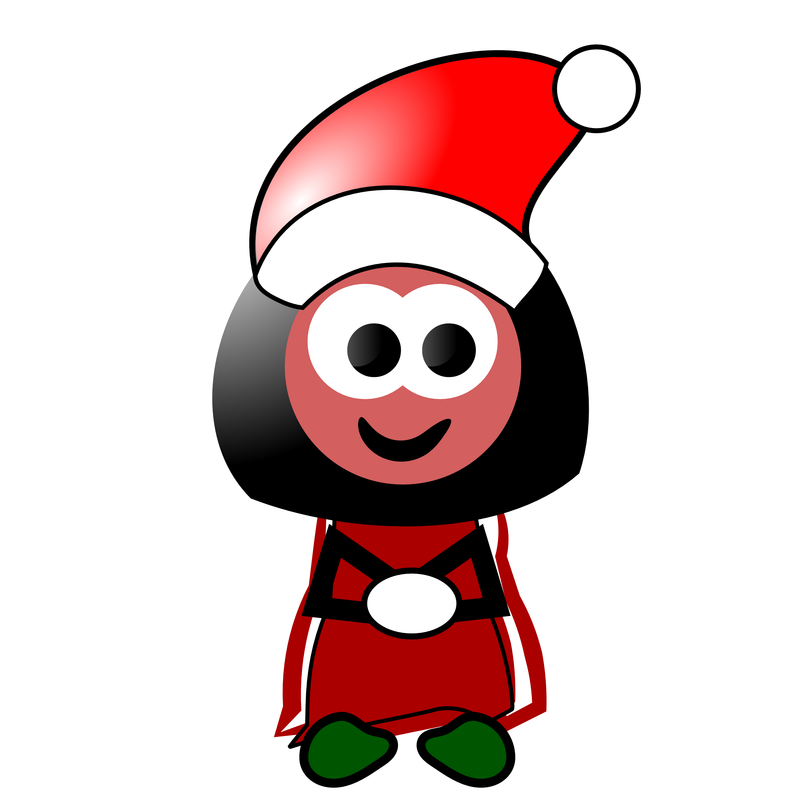 Clip Art: Xmas Girl Christmas Art Christmas Clip ...