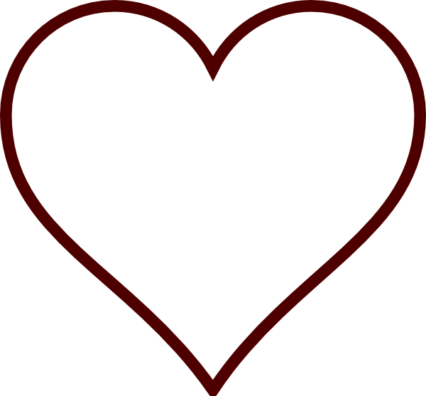 White heart clipart no background