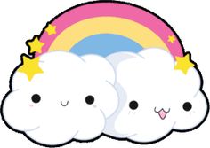 29+ Kawaii Cloud Clipart