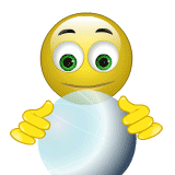 Crystal Ball Jazz Hands Free Smiley Faces | ID#: 3387