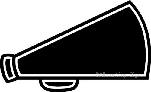 Red megaphone clipart