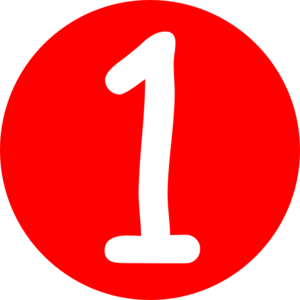 Number One Clip Art - Tumundografico