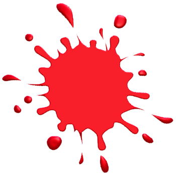 Red paint splatter clip art