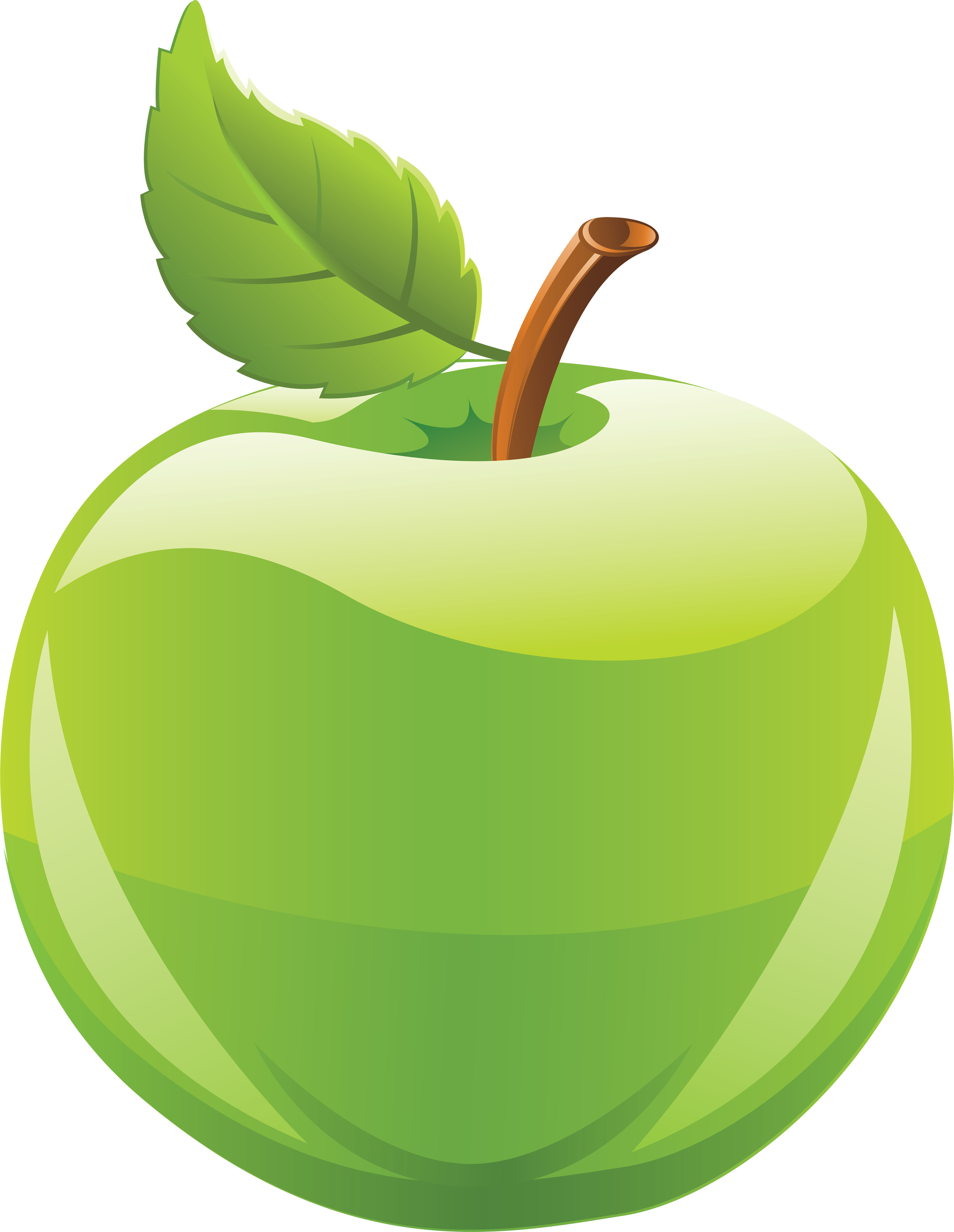Green Apple Clip Art - Tumundografico