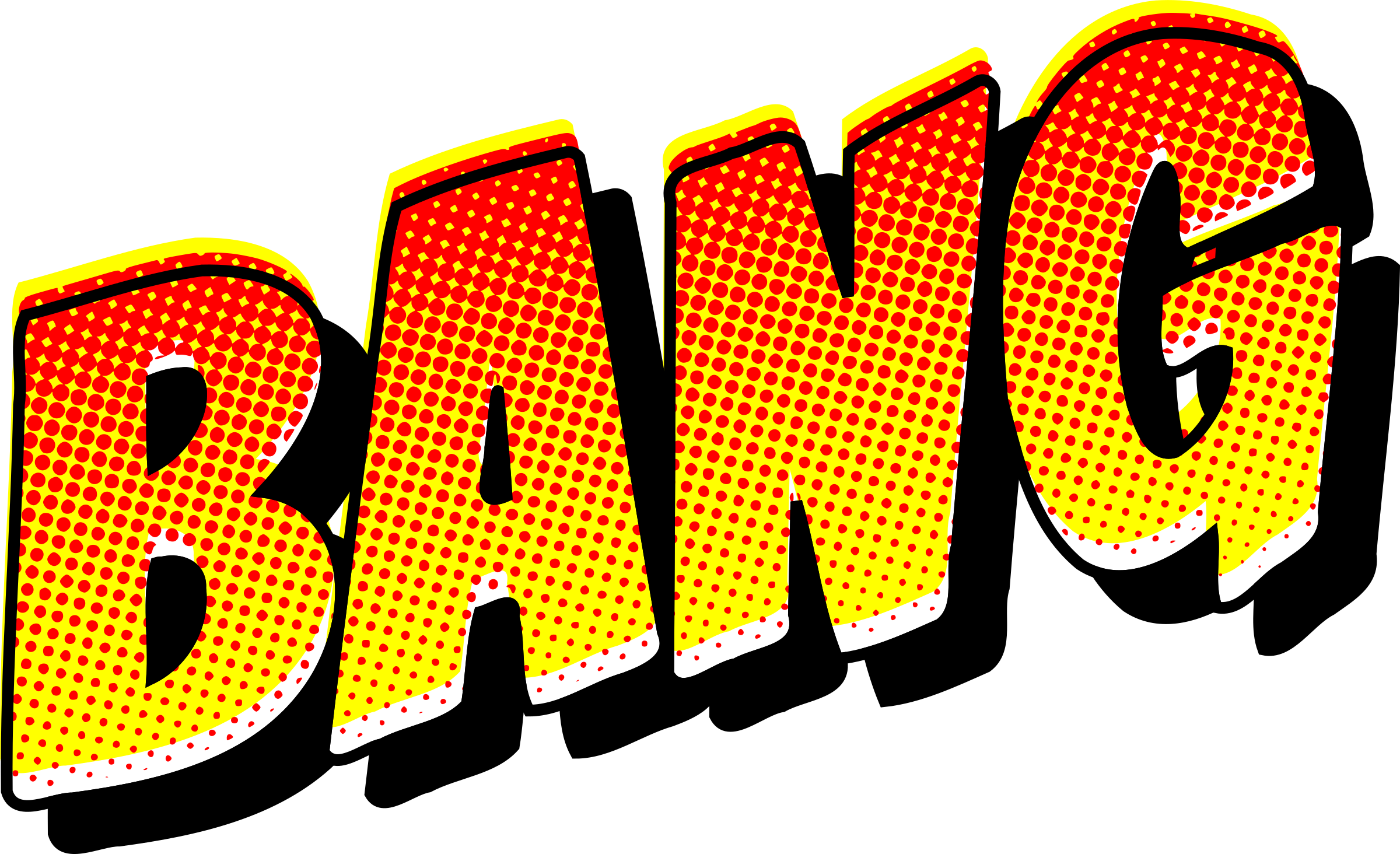 Clipart - BANG Vintage comic book sound effect
