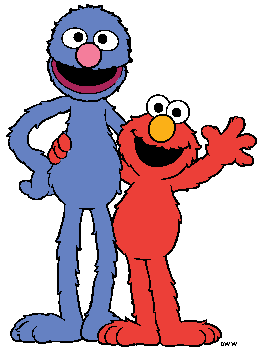 Sesame Street Clipart - Character Images - Elmo, Big Bird, Ernie ...