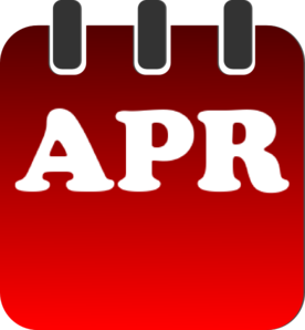 April Calendar Clip Art - vector clip art online ...