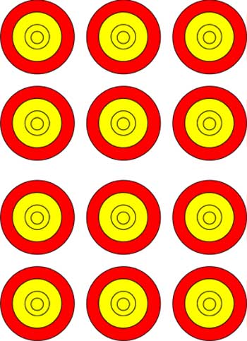 Free Printable Targets created by AT users
