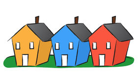 Row Of Houses Clipart