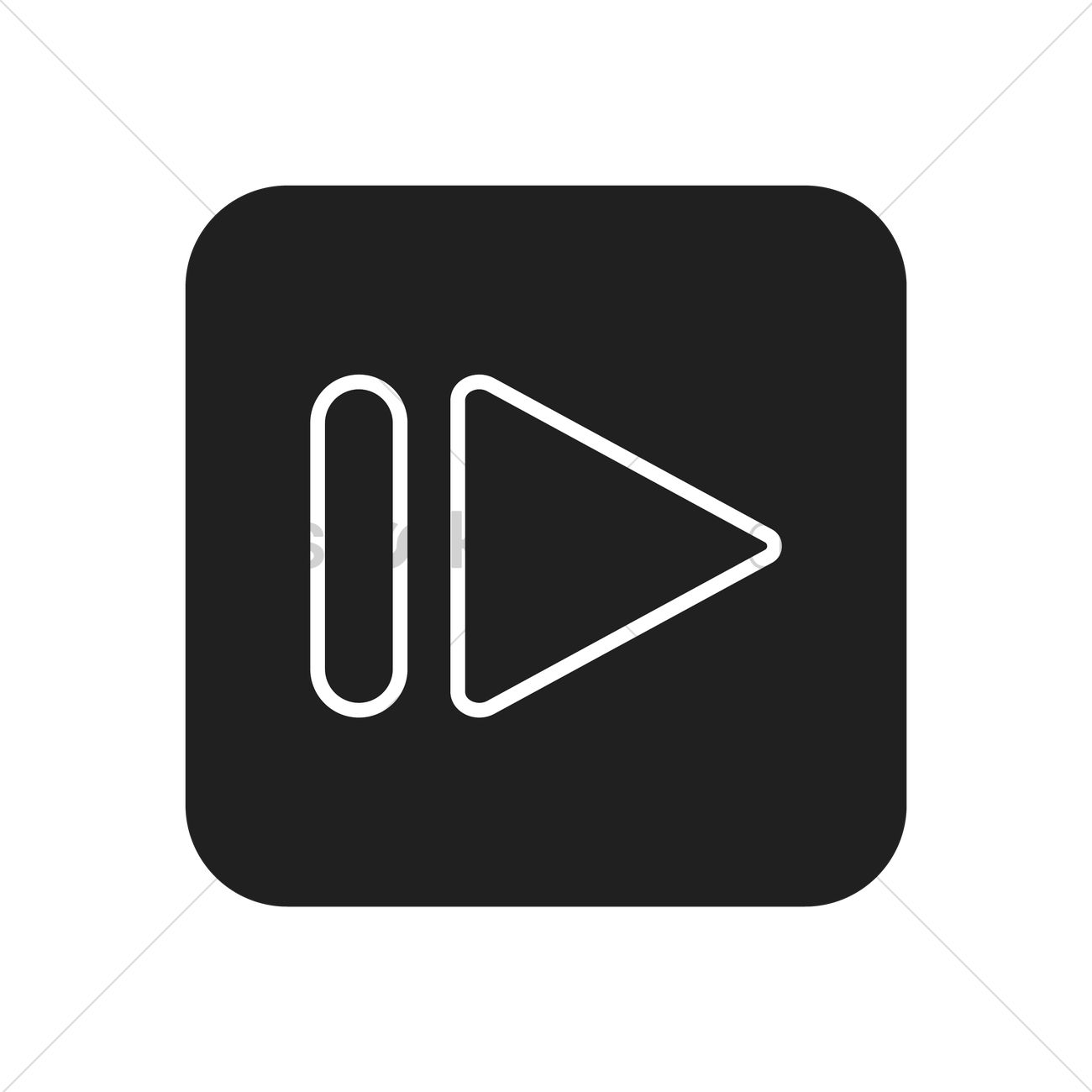 Play pause button Vector Image - 1550187 | StockUnlimited