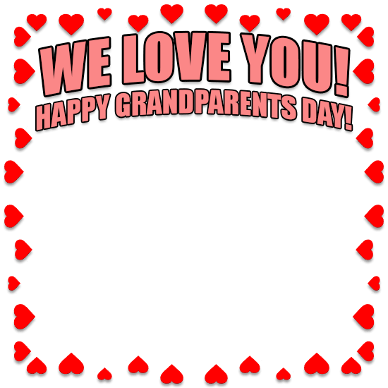 Free Grandparents Day Borders - Happy Grandparents Day